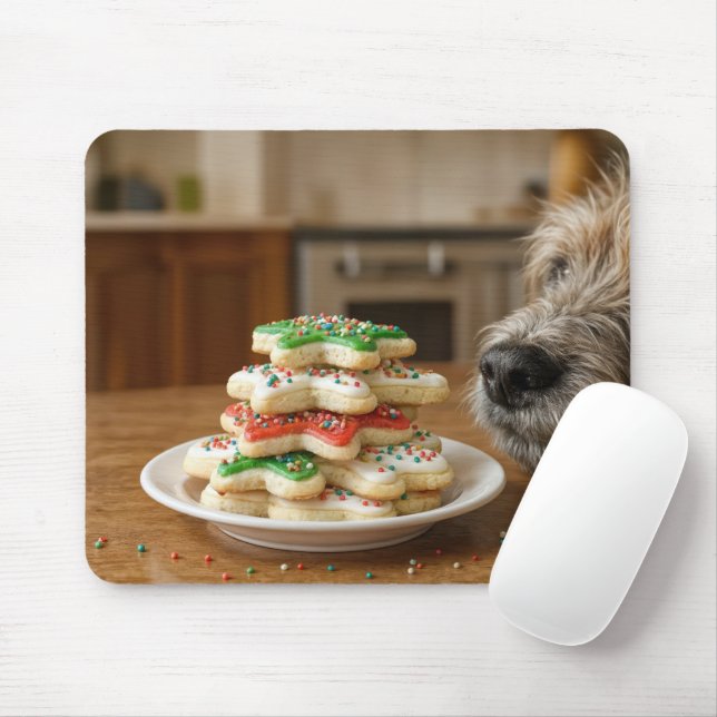 Jul Sugar Cookies Med Hundnos Musmatta (Med mus)