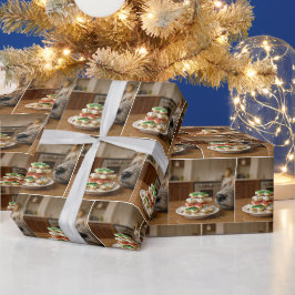 Jul Sugar Cookies Med Hundnos Presentpapper