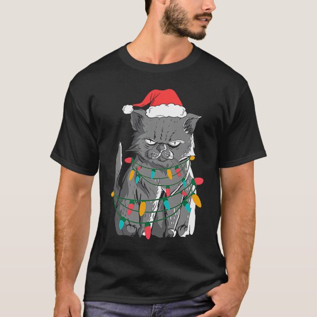Jul sur katt som ful tröja kostym (Framsida)