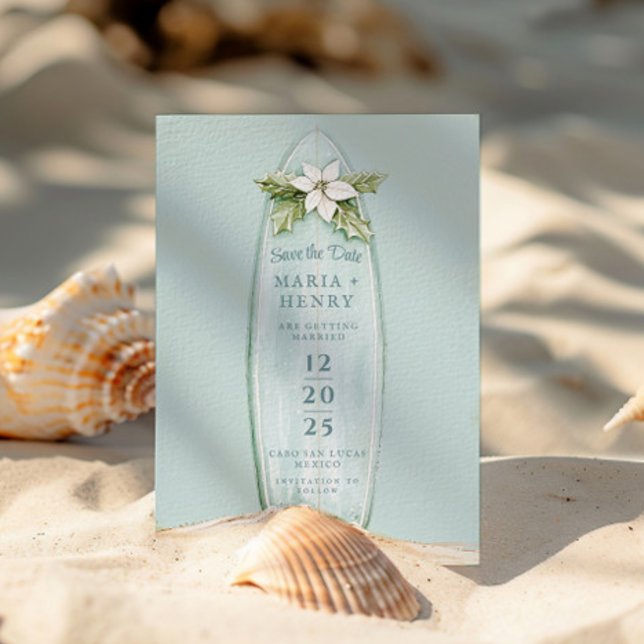 Jul Surfbräda | Vinter Beach Spara Datumet (Skapare uppladdad)