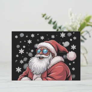 Jul Svart Afroamerikansk Tomte Jul Inbjudningar