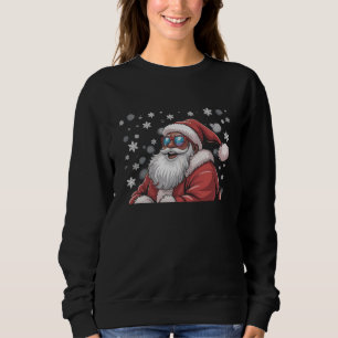 Jul Svart Afroamerikansk Tomte Xmas T Shirt