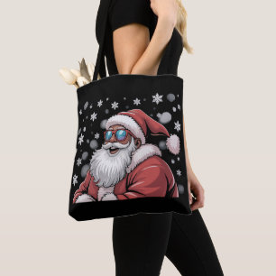 Jul Svart Afroamerikansk Tomte Xmas Tygkasse