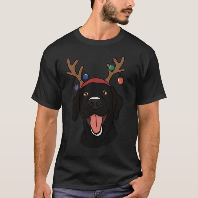 Jul Svart Lab T Shirt (Framsida)