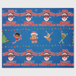 Jul Svart Tomte Presentpapper
