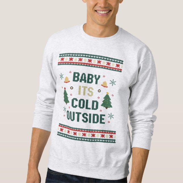 Jul Sweatshirt - Jingle Song Design (Framsida)