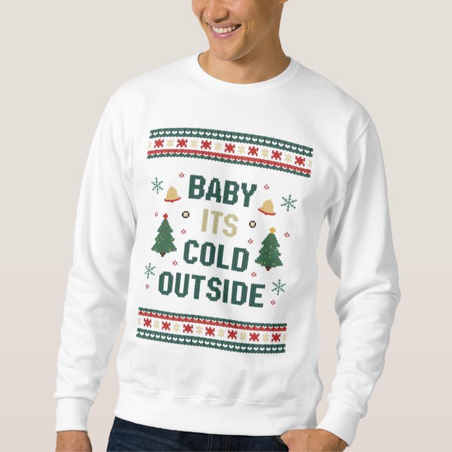 Jul Sweatshirt - Jingle Song Design (Framsida)