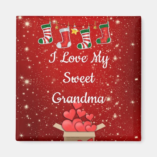 Jul, Sweet Grandma Magnet (Framsidan)