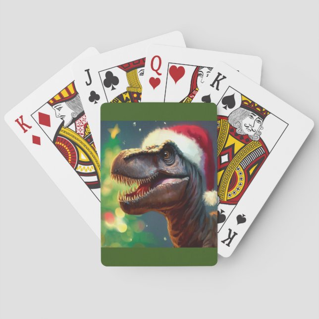 Jul T-Rex (2) Casinokort (Baksidan)