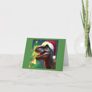 Jul T-Rex 2 Helgkort