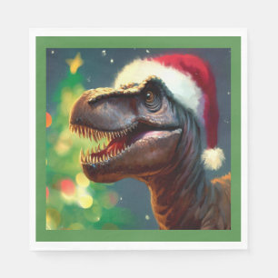 Jul T-Rex 2 Pappersservett