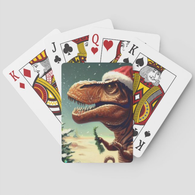 Jul T-Rex (4) Casinokort (Baksidan)