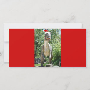 Jul T-Rex Dinosaur Julkort