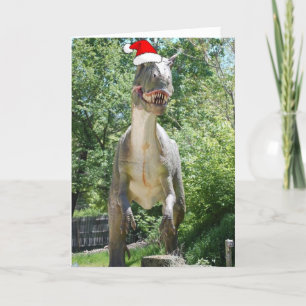 Jul T-Rex Helgkort