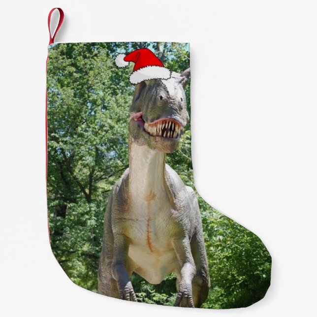 Jul T-Rex Liten Julstrumpa (Framsidan)