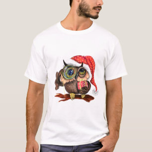 Jul T-Shirt Baby Uggla Gift - Roligt
