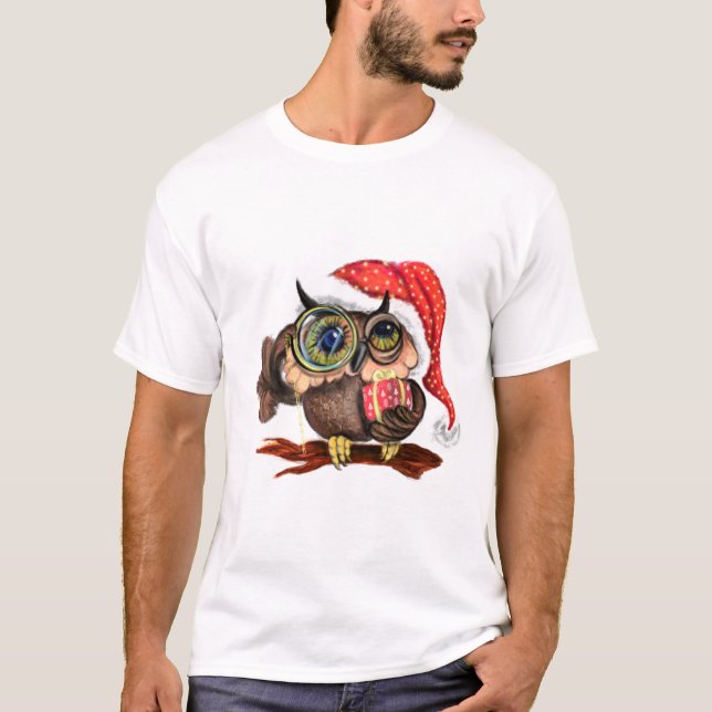 Jul T-Shirt Baby Uggla Gift - Roligt (Framsida)