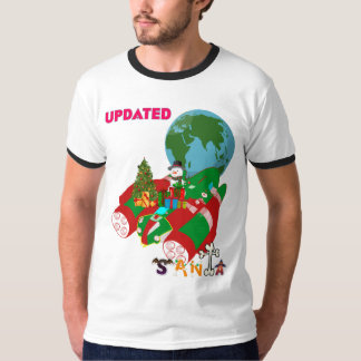 "Jul T-Shirt Design: "Uppdaterad tomt".