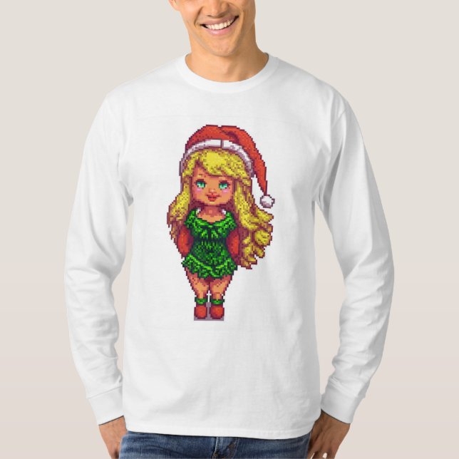 Jul-T-Shirt flicka T Shirt (Framsida)