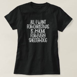 Jul T-shirt för hundar på shelter