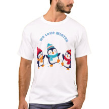 Jul T-shirt för Isbjörnsfamiljen