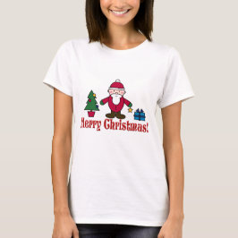 Jul T-Shirt - Jultomten - God jul