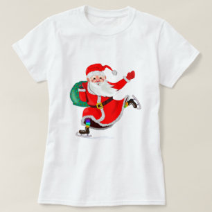 Jul T-Shirt Jultomten med gåvor