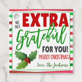 Jul Tack Gift-Märkre Gåvor Etiketter