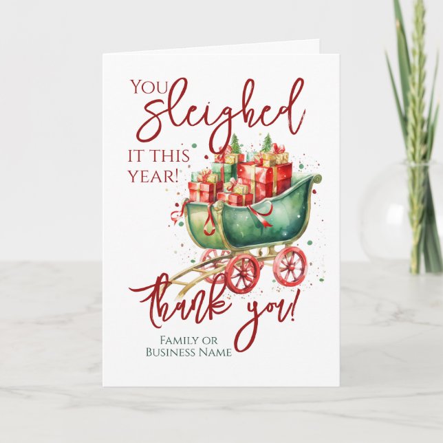 Jul-Tacken Anställda Volunteer Helgkort (Framsida)