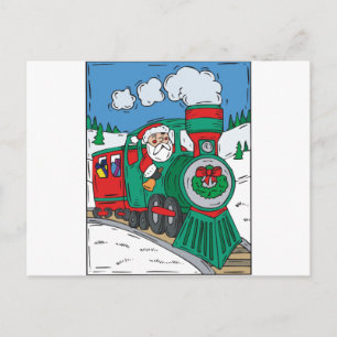 Jul Tåg Helg Vykort