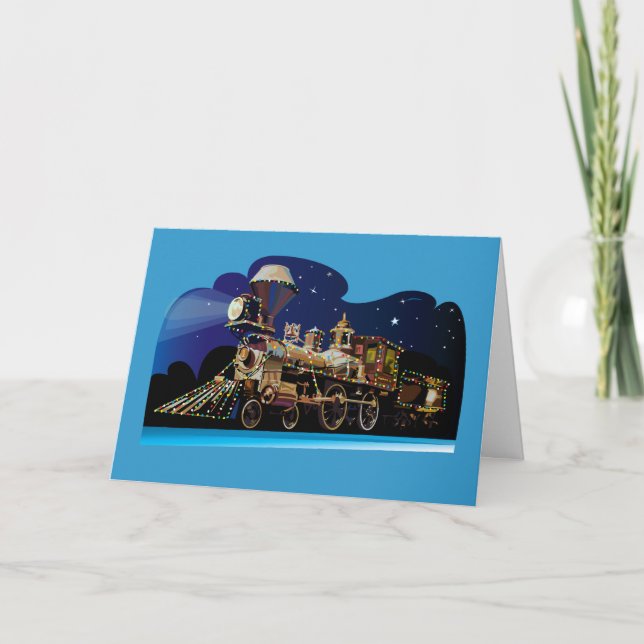 Jul Tåg Helgkort (Framsida)