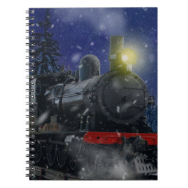 Jul Tåg i snö Anteckningsbok