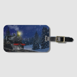 Jul Tåg i snö Bagagebricka