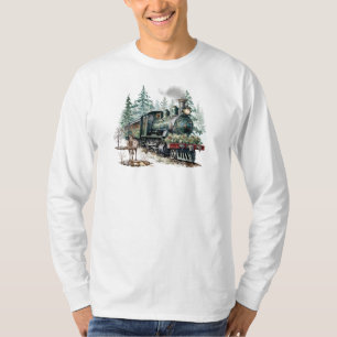 Jul Tåg Långärmad T-Shirt
