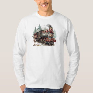 Jul Tåg Långärmad T-Shirt