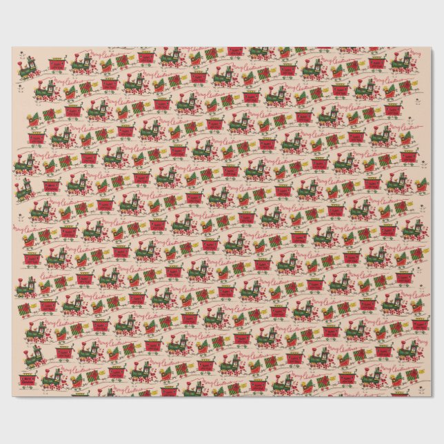 Jul-Tåg, Papprare Presentpapper (Platt)