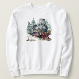 Jul Tåg Tröja Lång Ärmad Tröja