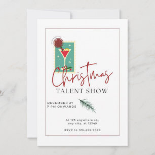 Jul talangshow julkort
