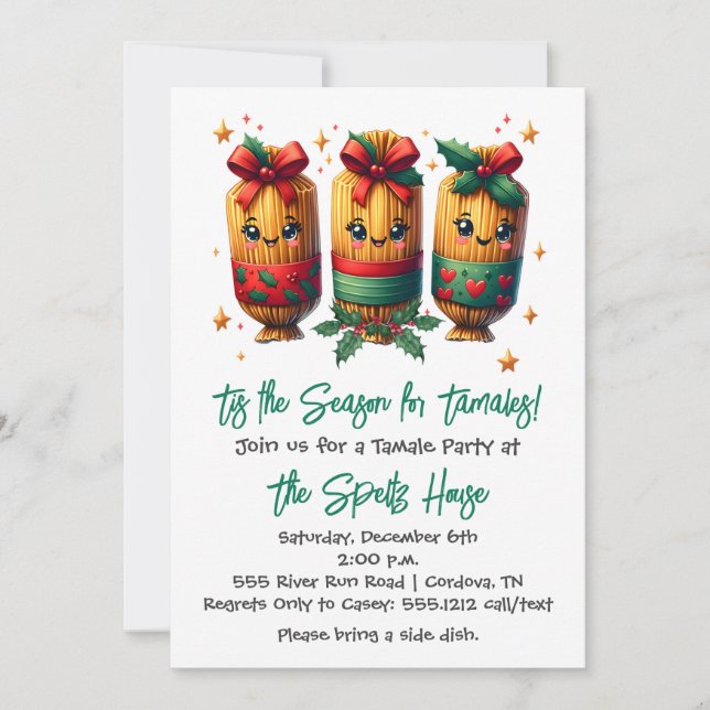 Jul Tamale Inbjudan (Framsida)