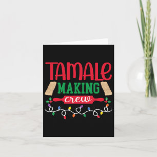 Jul Tamale Skapar Crew Mexican Food Family M Kort