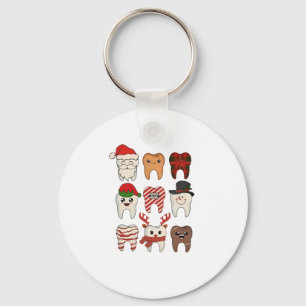 Jul tandläkare Rolig julklapp tandläkare Nyckelring