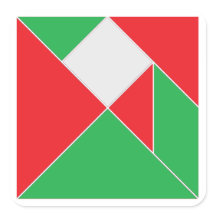 Jul Tangram Puzzle Stickers