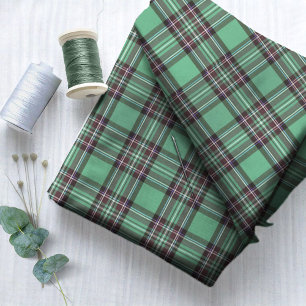Jul Tartan Grönt/Red ID768 Tyg