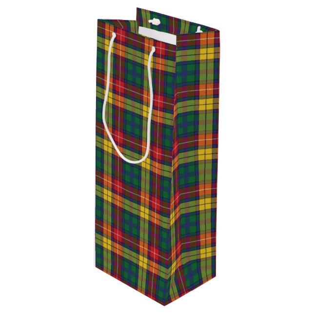 Jul Tartan Klan Buchanan Gult Play (Framsidan Vinklad)