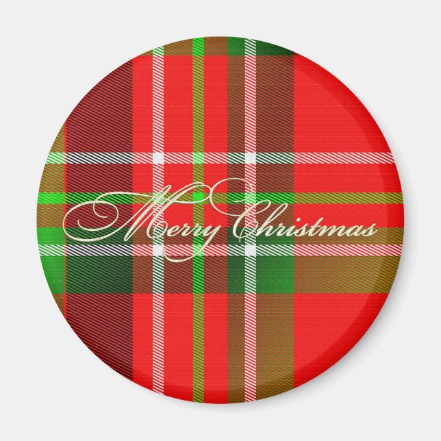 jul Tartan Magnet (Framsidan)