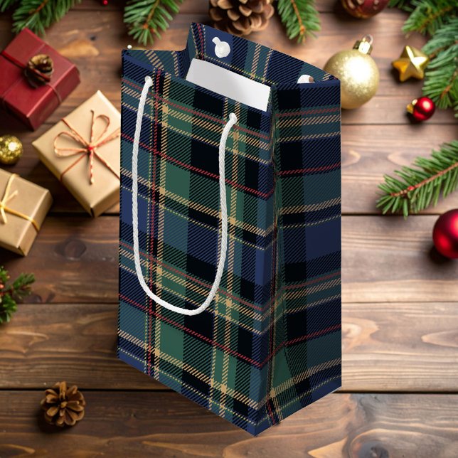 Jul Tartan Navy Blue Grönt ID1141B (Skapare uppladdad)