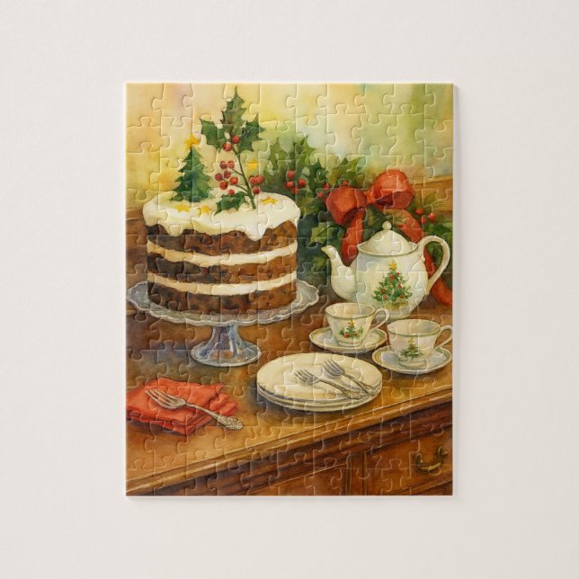 Jul Tea Time Pussel (Vertikal)