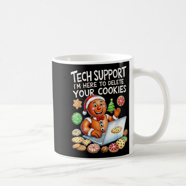 Jul Tech Suprat här för att ta bort Cookies Julaft Kaffemugg (Höger)
