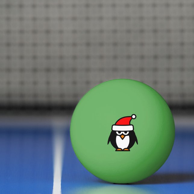 Jul tecknade ping pong-bollar för bordtennis pingisboll (Netto)