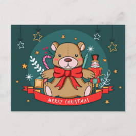 Jul-Teddy-Postkort Vykort